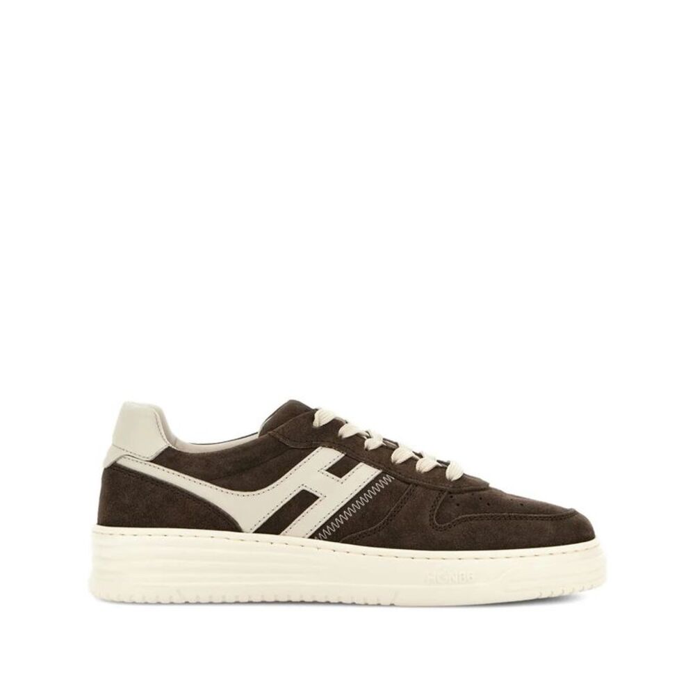 Hogan Men H630 Suede And Leather Sneakers